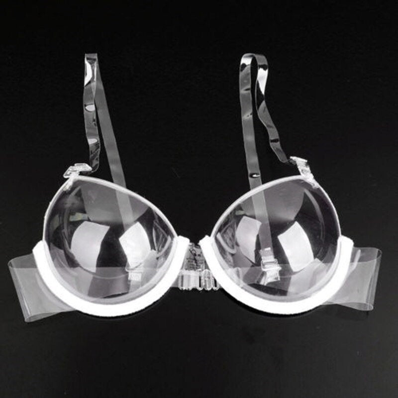 Ultra Thin Transparent Bra Simple net Bra See Through Bra for Ladies –