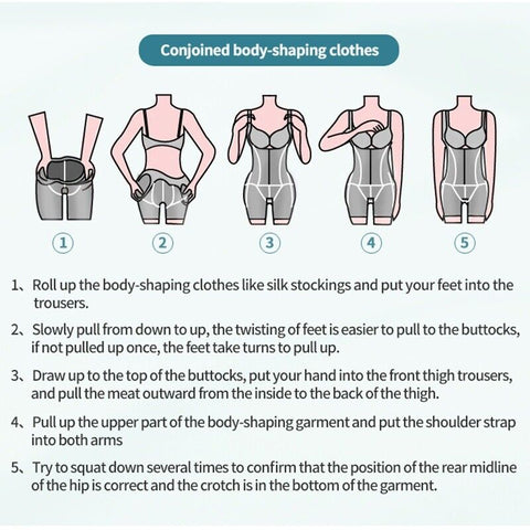 easy steps to wearing a bodyshaper 