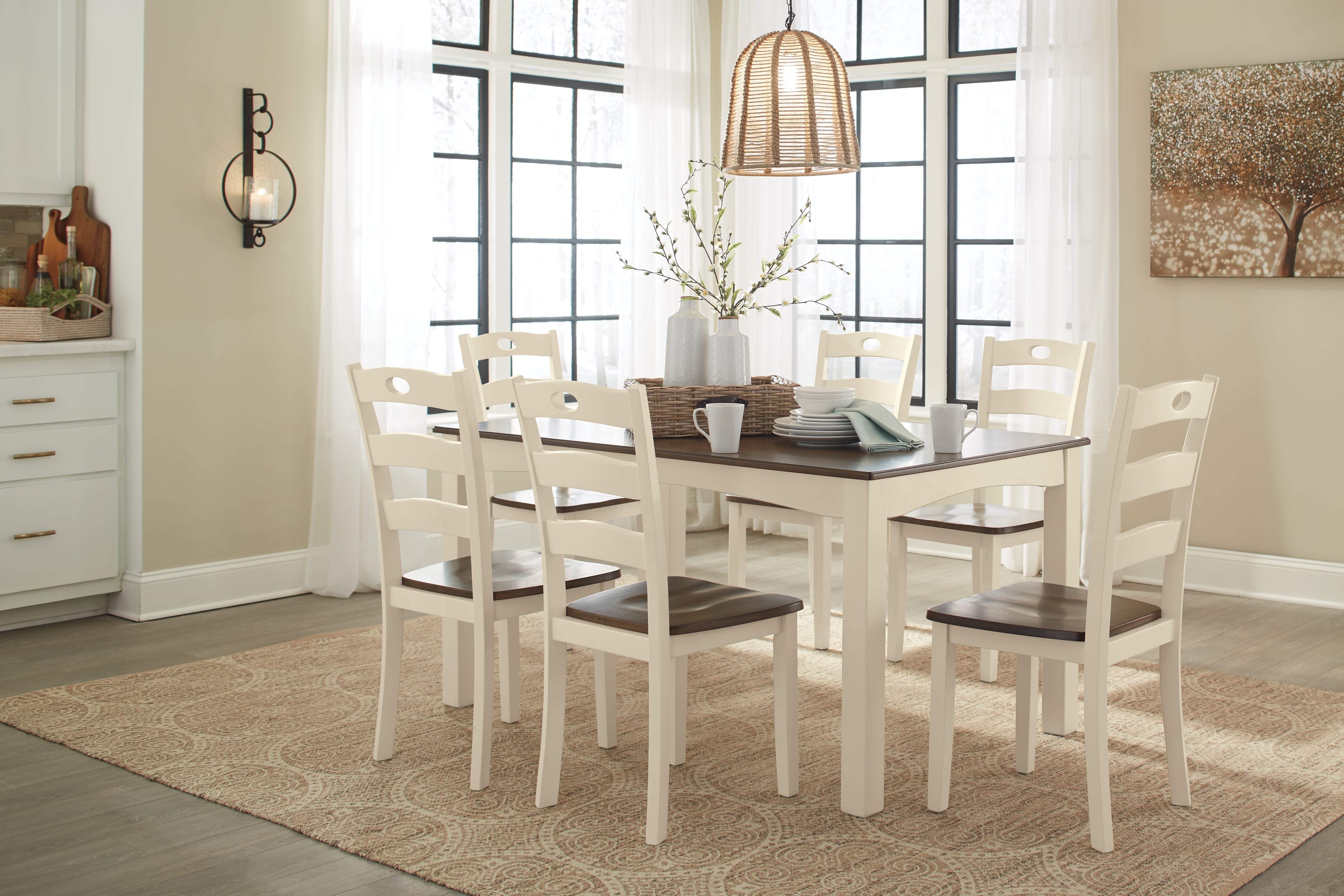 woodanville dining room table set