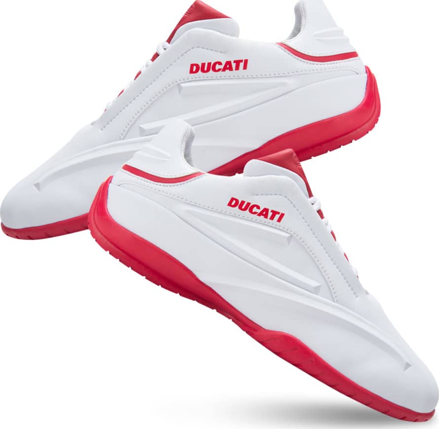 Tenis casual urbano blanco Ducati modelo 0106 – Conceptos