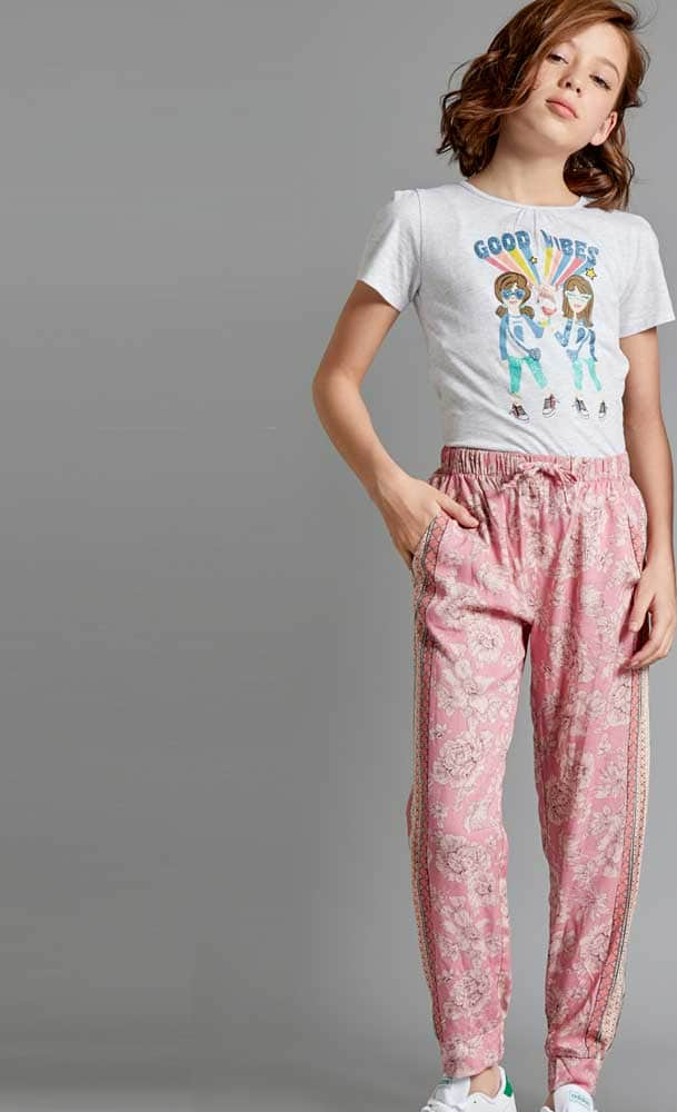 Casual pink girl pants Pink By Price Shoes model 876N – Conceptos