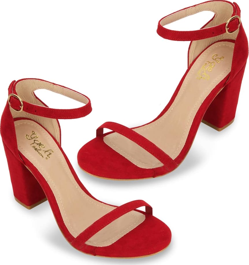 Dress sandal red lady Yaeli Fashion model 1180 – Conceptos