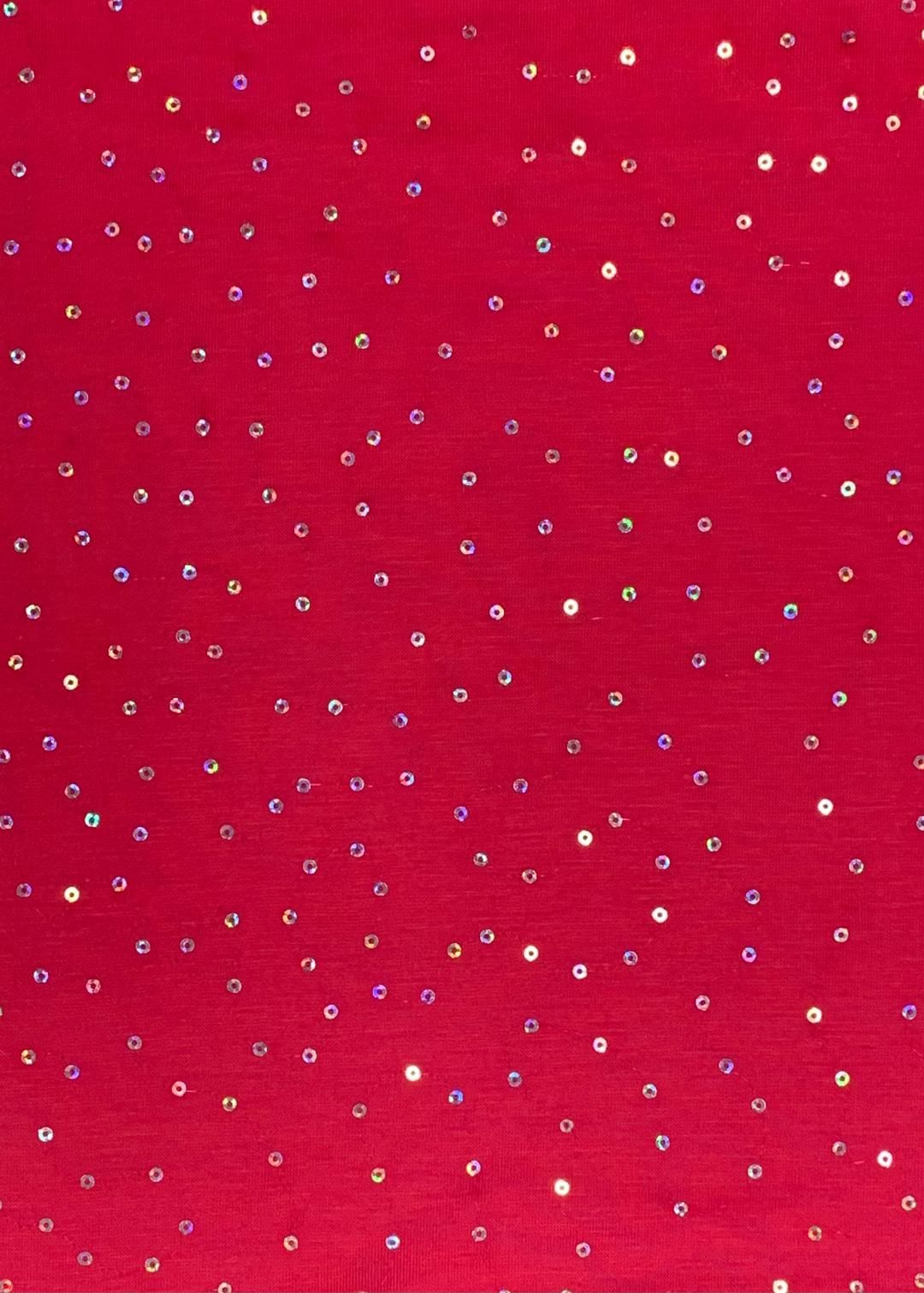POLY RAYON STRETCHED JERSEYKNIT WITH SEQUINS<br><h6>1-FUCHSIA<br>196-PRJRXSEQ1</h6>