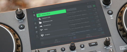Built in streaming options make the Mixstream pro Go a powerhouse in playback options and choice