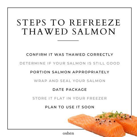 How To Refreeze Thawed Salmon – Oshen Salmon