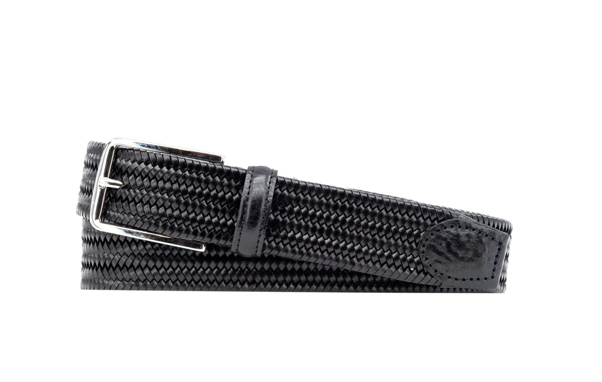 Braided Stretch Leather Belt by Martin Dingman