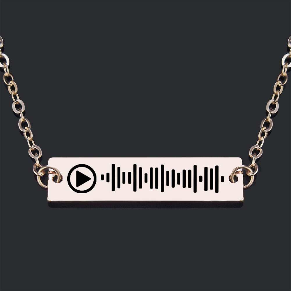 spotify code necklace