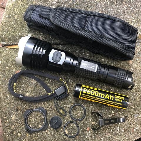 Full package for Nitecore P16 Ultra High Intensity Tactial Flashlight