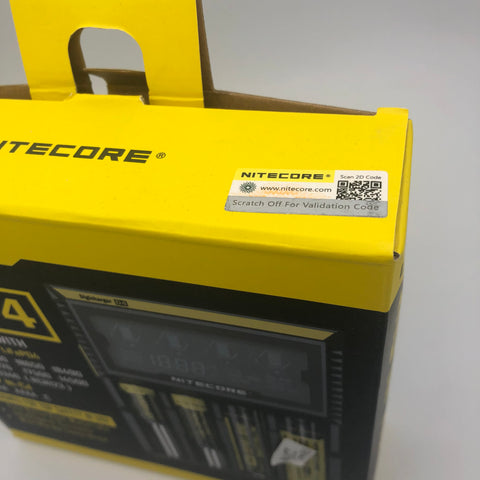 Nitecore D2 Digicharger with Validation Code