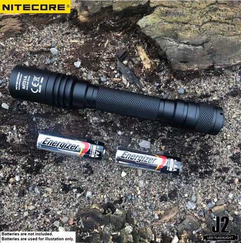 Total Package for MT21A Ultra Long Range LED flashlight with 2 x AA batteries