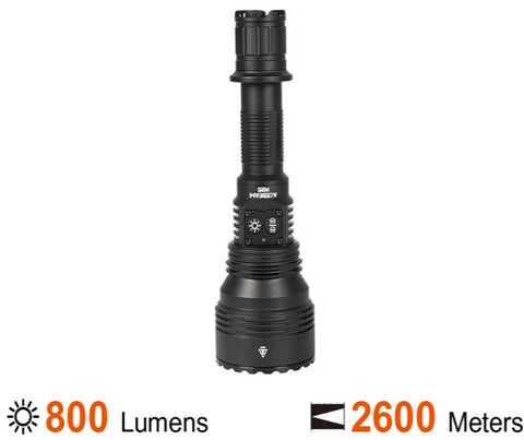 W35 LC DEL Zoom LEP Flashlight with 2600 Meter Throw