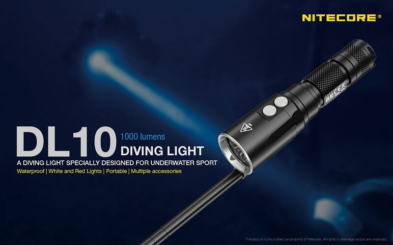 Diving light showcase - Nitecore DL10