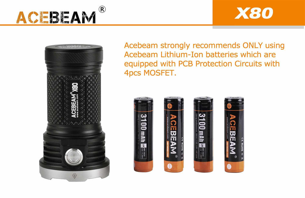 ACEBEAM X80 CreeXHP50.2 PLJ特注28,000+ | tspea.org