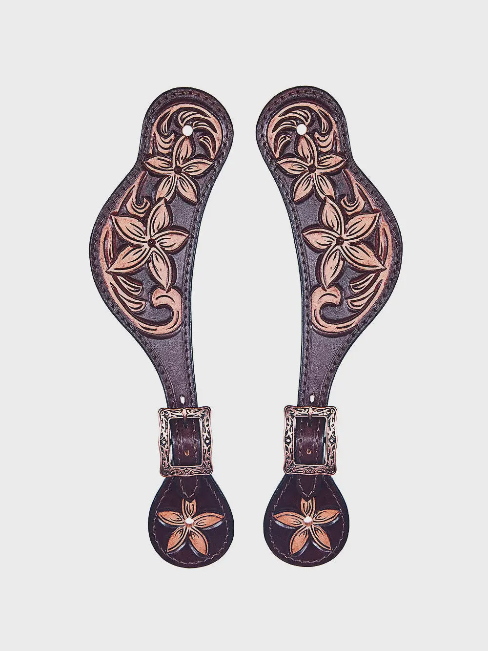 Picture of Antique Floral Western Spur Straps
