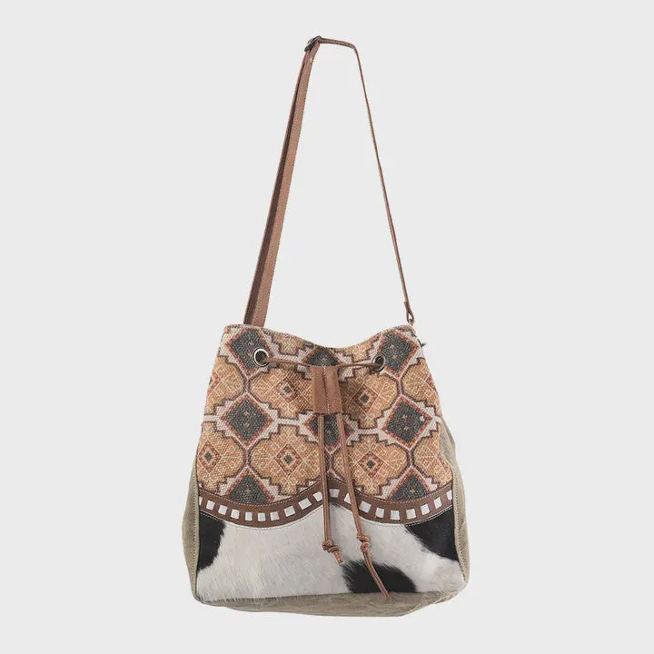 Picture of Leather Hide Bucket Bag