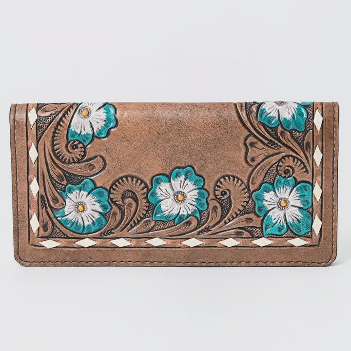 Picture of Hand Tooled Floral Wallet