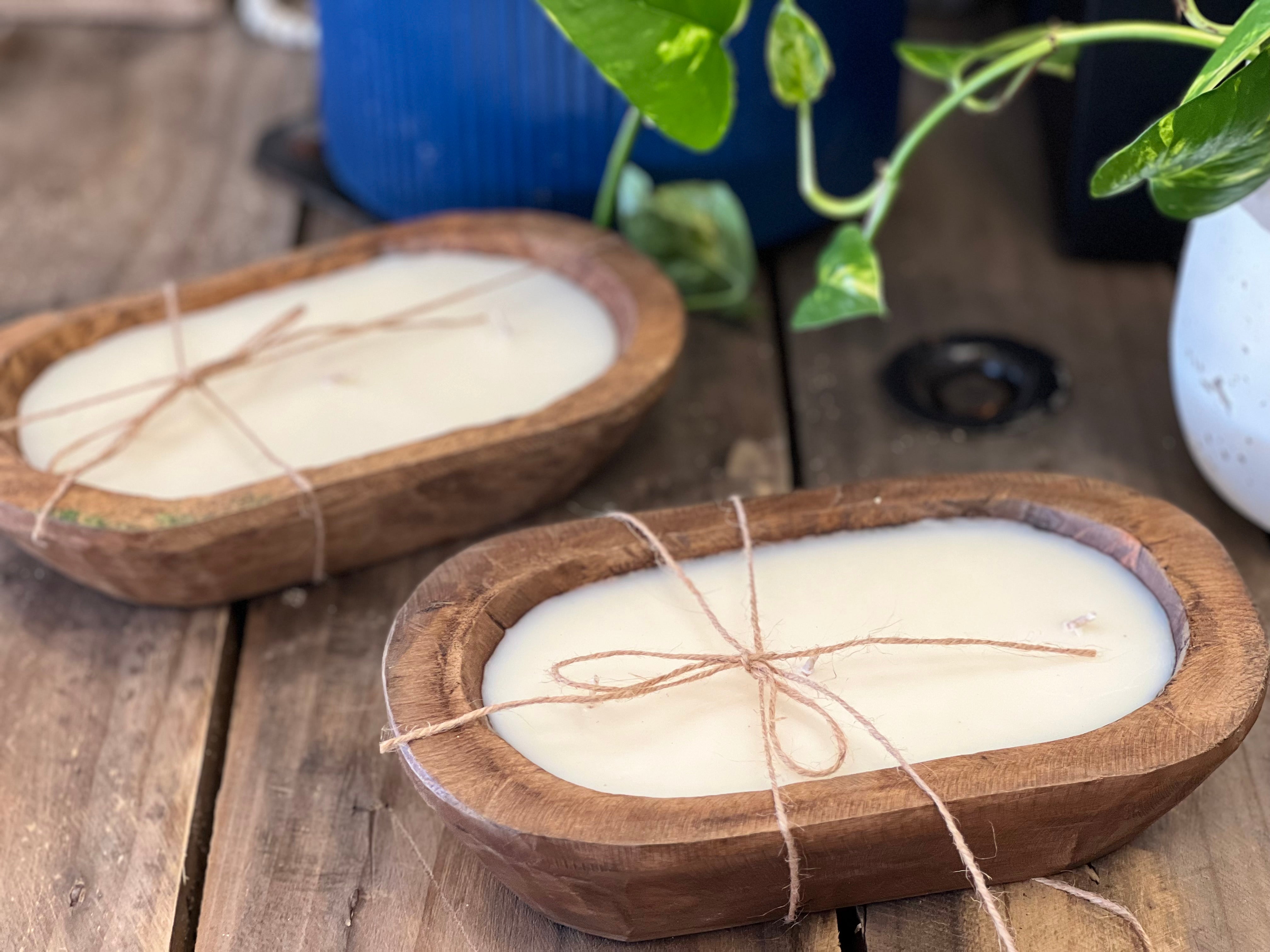 Picture of Citronella Dough Bowl Candle