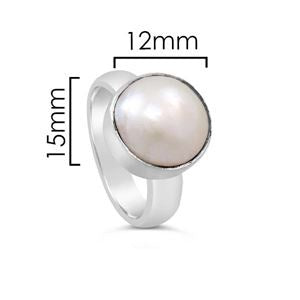 Picture of Sterling Silver & Pearl Ring