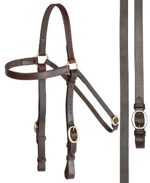 Picture of Aintree Plain Barcoo Bridle with Reins