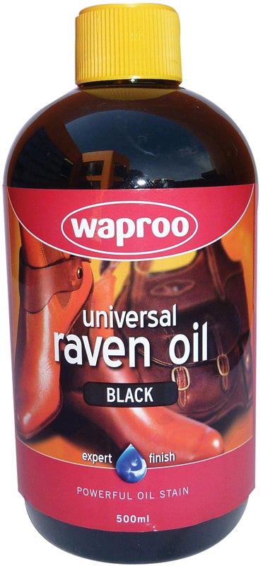Waproo Raven Oil Leather Dye Black 500ml