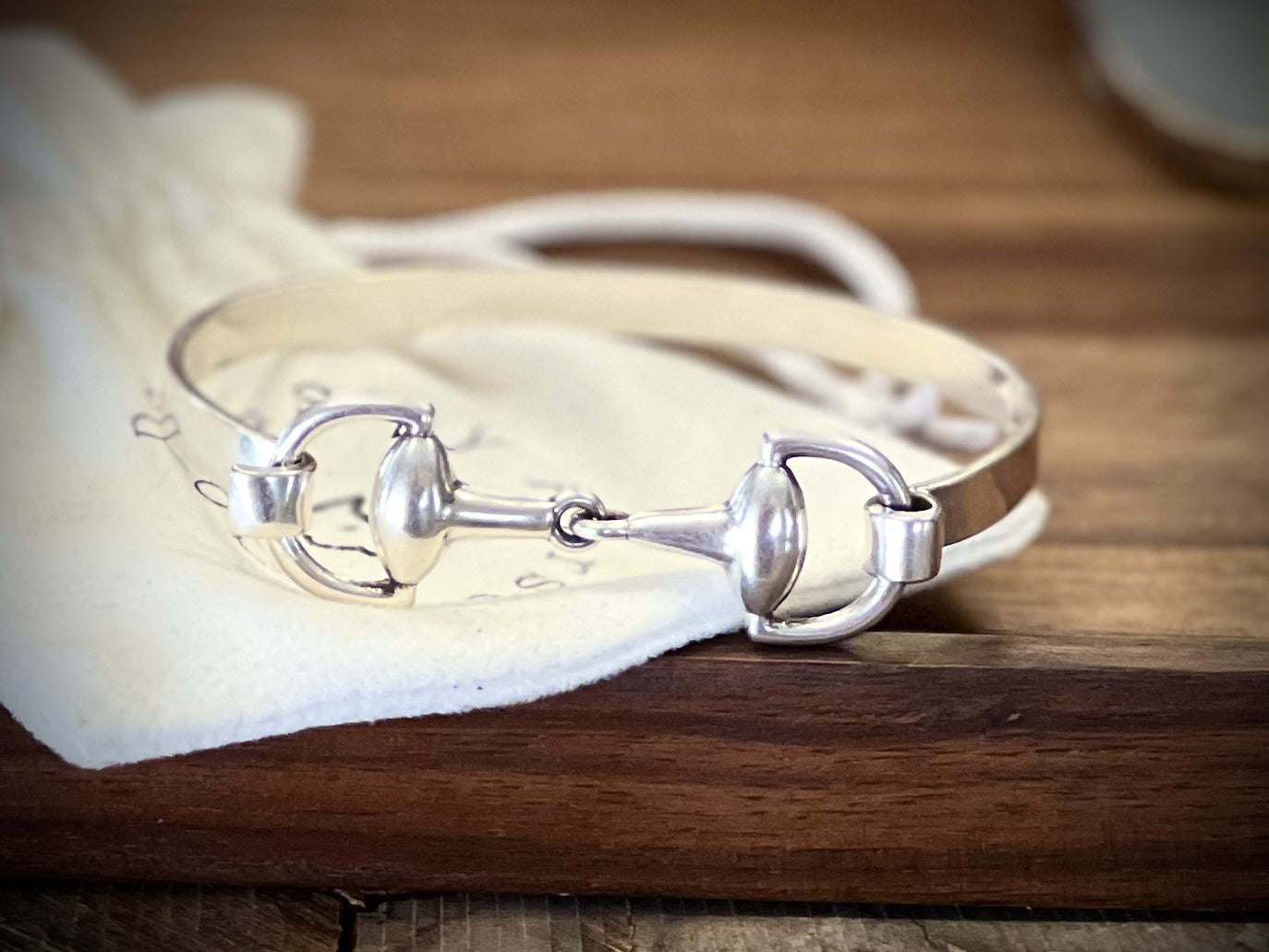 Picture of Silver Snaffle Bit Bangle