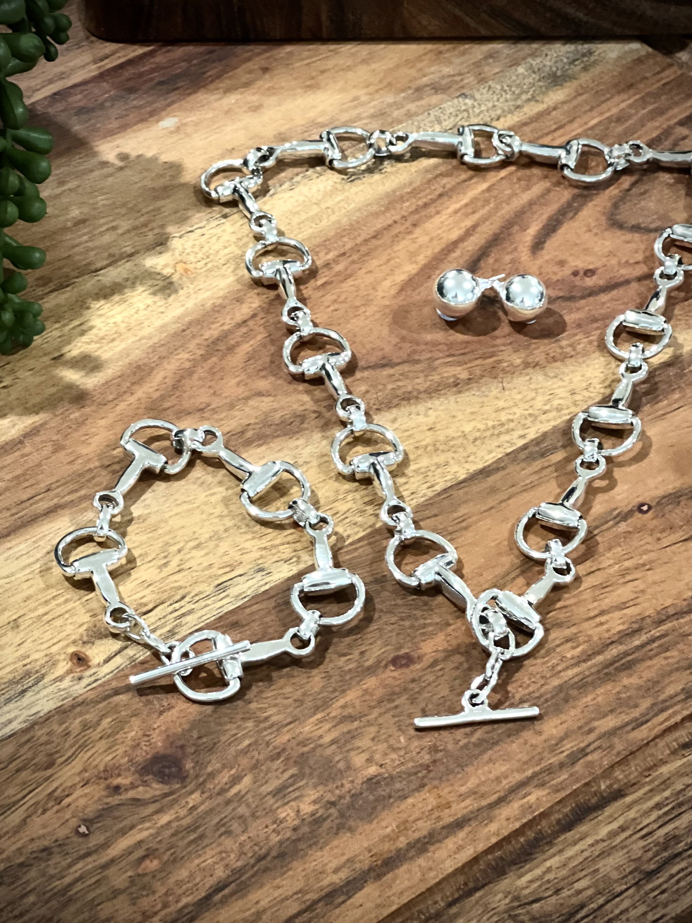 Picture of Sterling Silver Horse Bit Bracelet