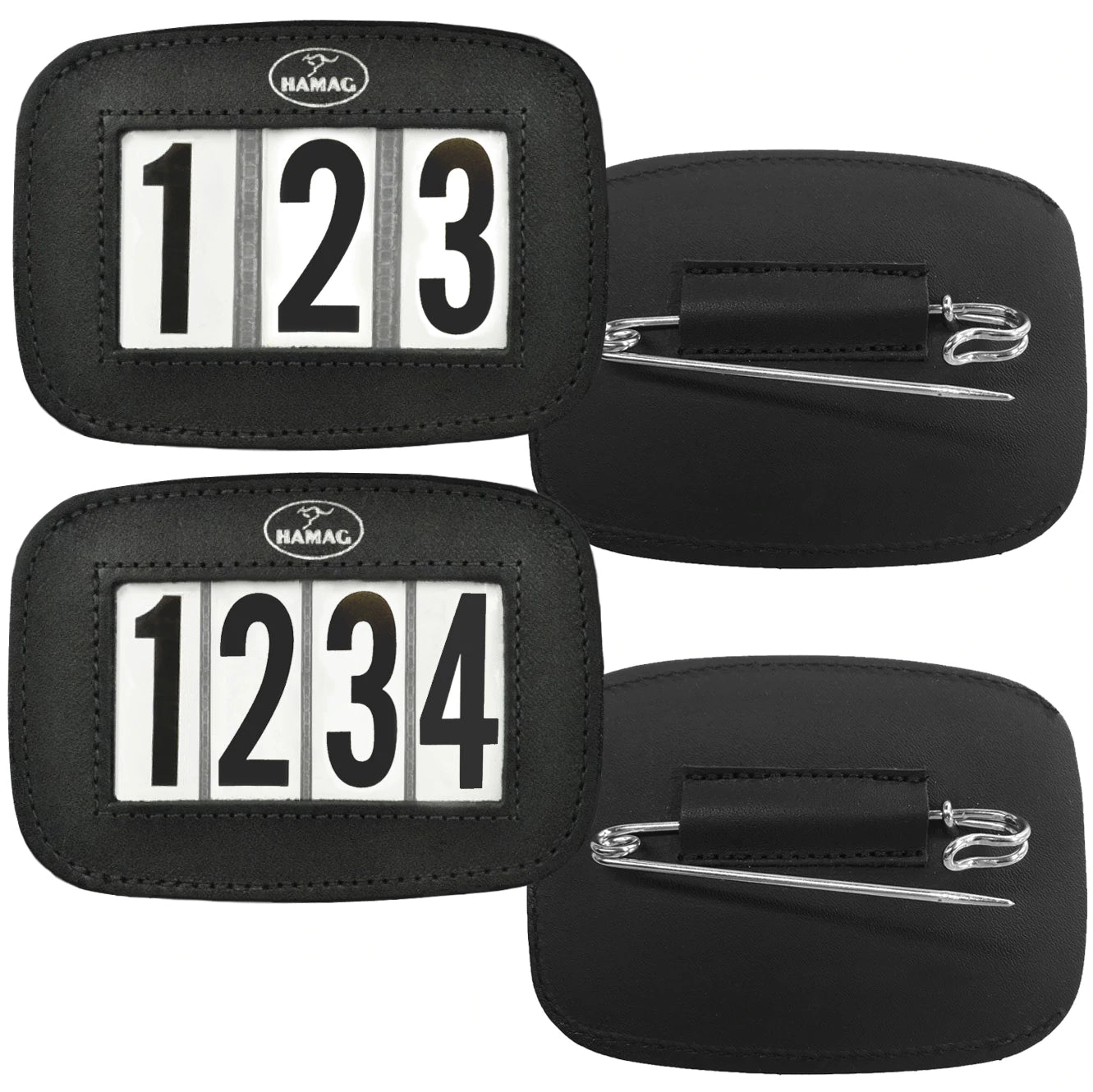 Picture of Hamag leather Saddle Pad Number Holder