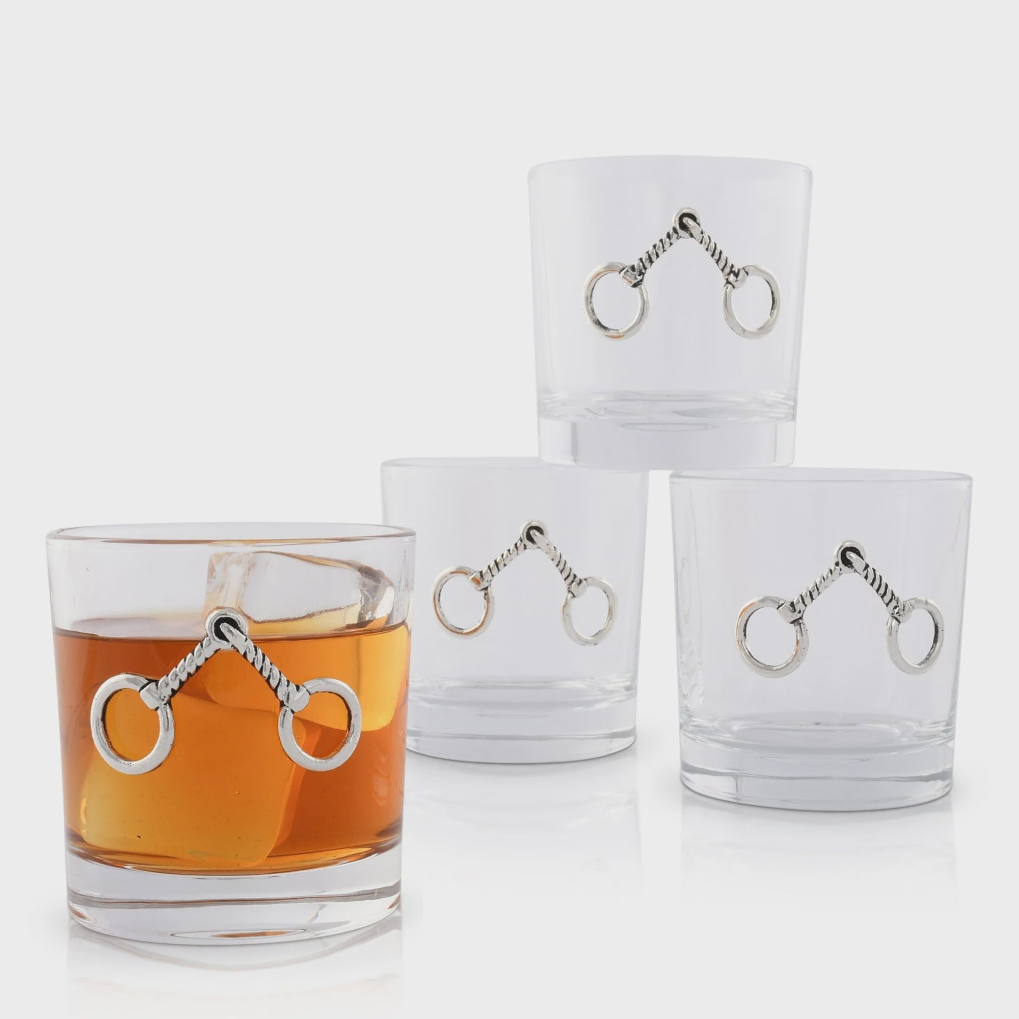 Picture of Equestrian Bit Glasses Set of 4