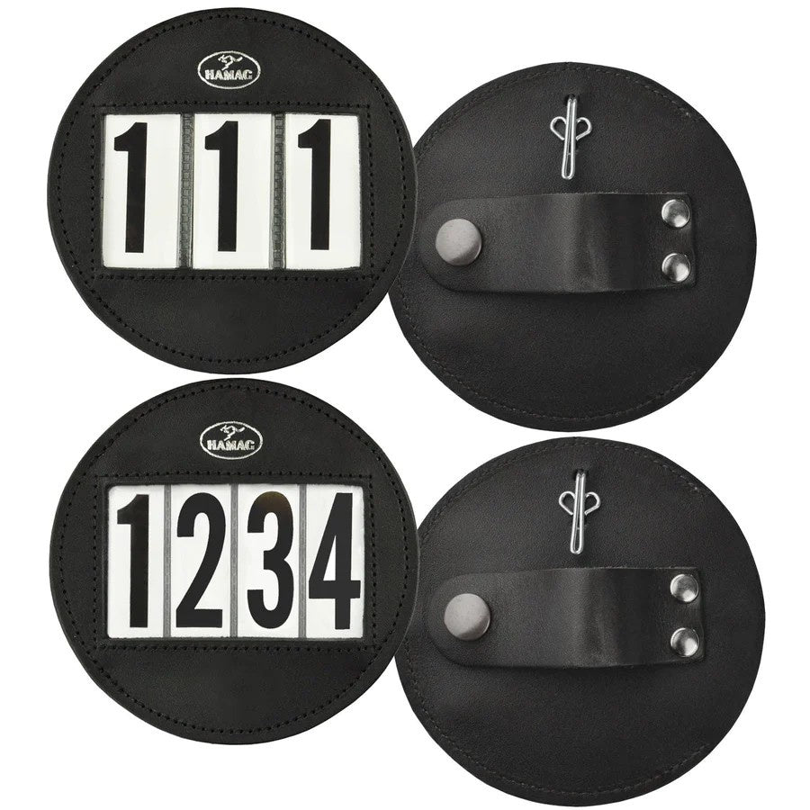 Picture of Hamag Round Leather Bridle Number Holders