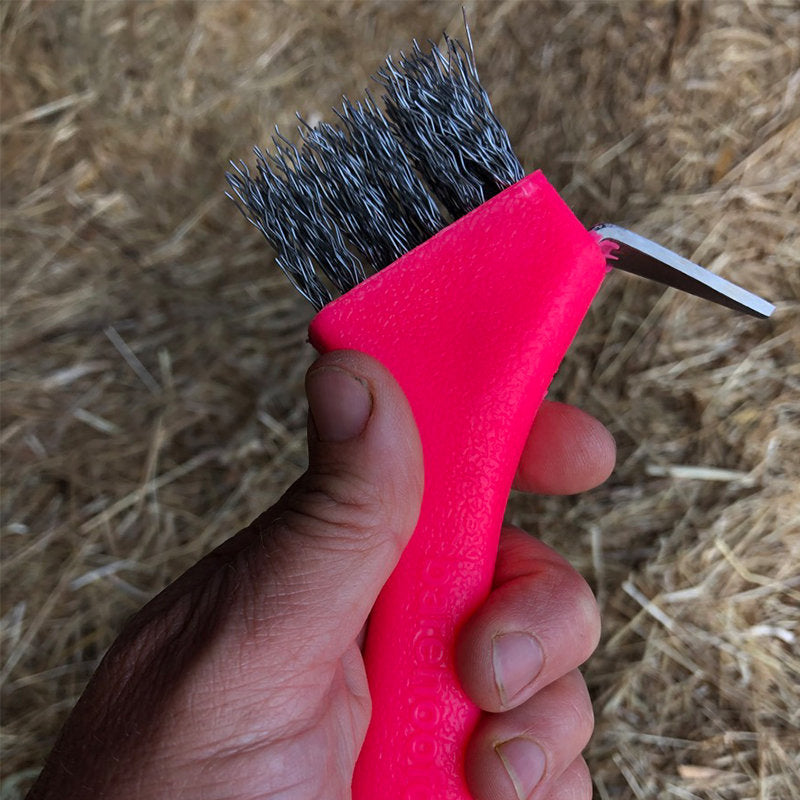 Picture of BfB Ergonomic Hoof Pick With Wire Brush