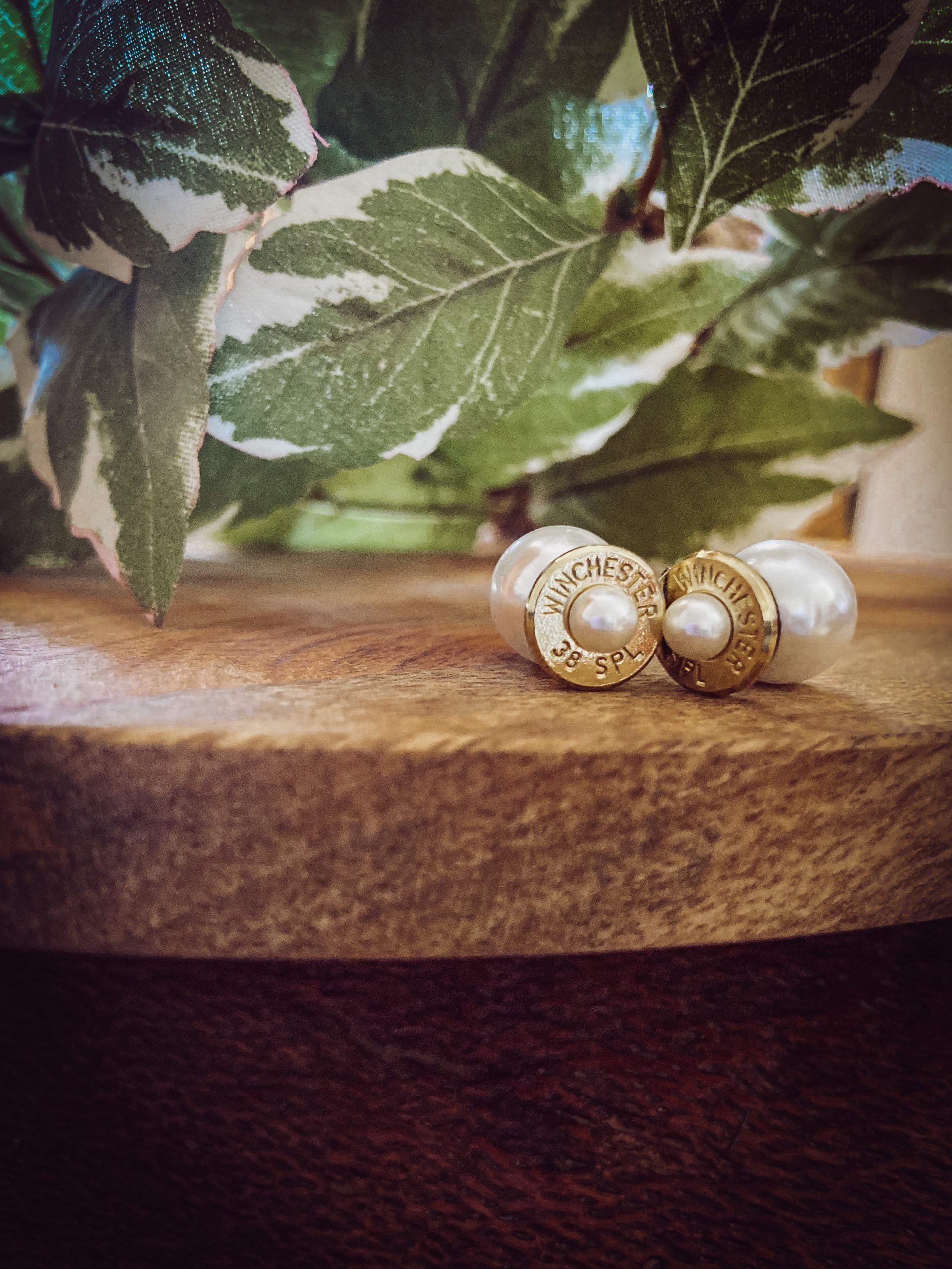 Picture of Double Sided Pearl Earrings
