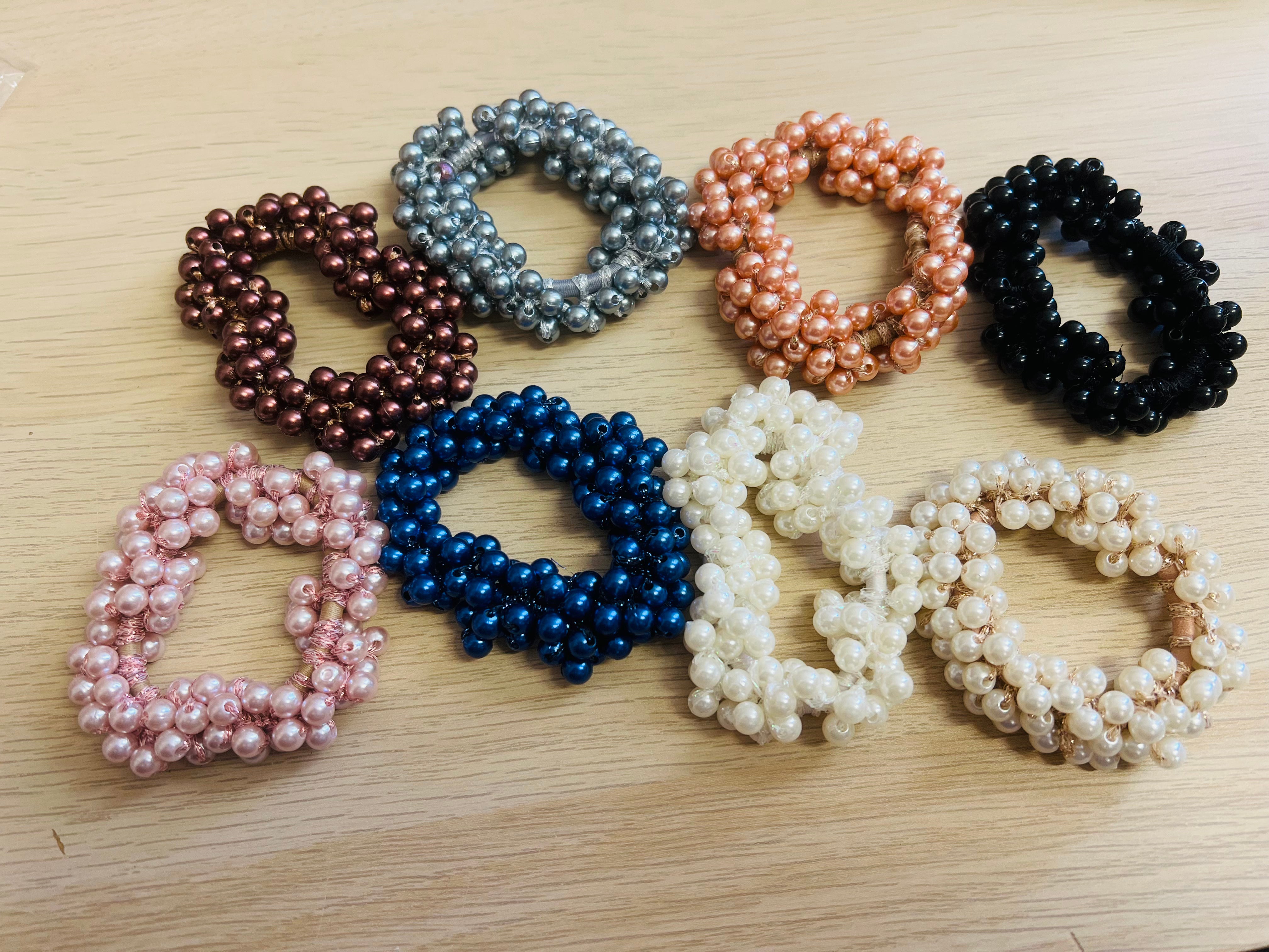 Picture of Designs by Horse & Co Beaded Scrunchies