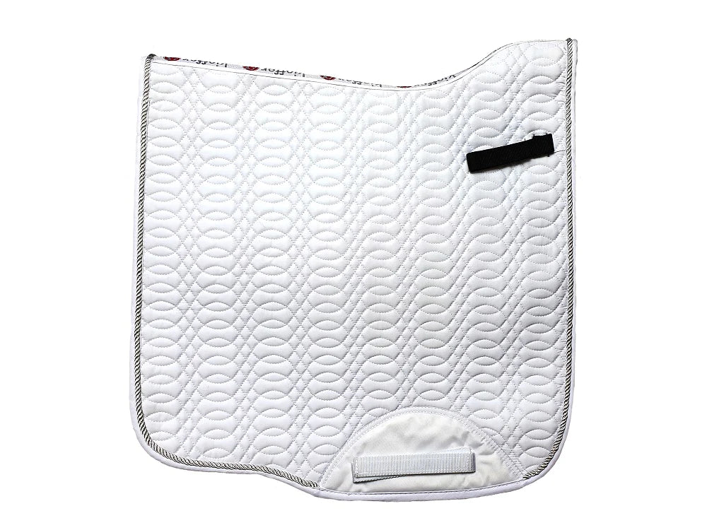 Picture of Kieffer Saddle Pad Dressage White/White Cord