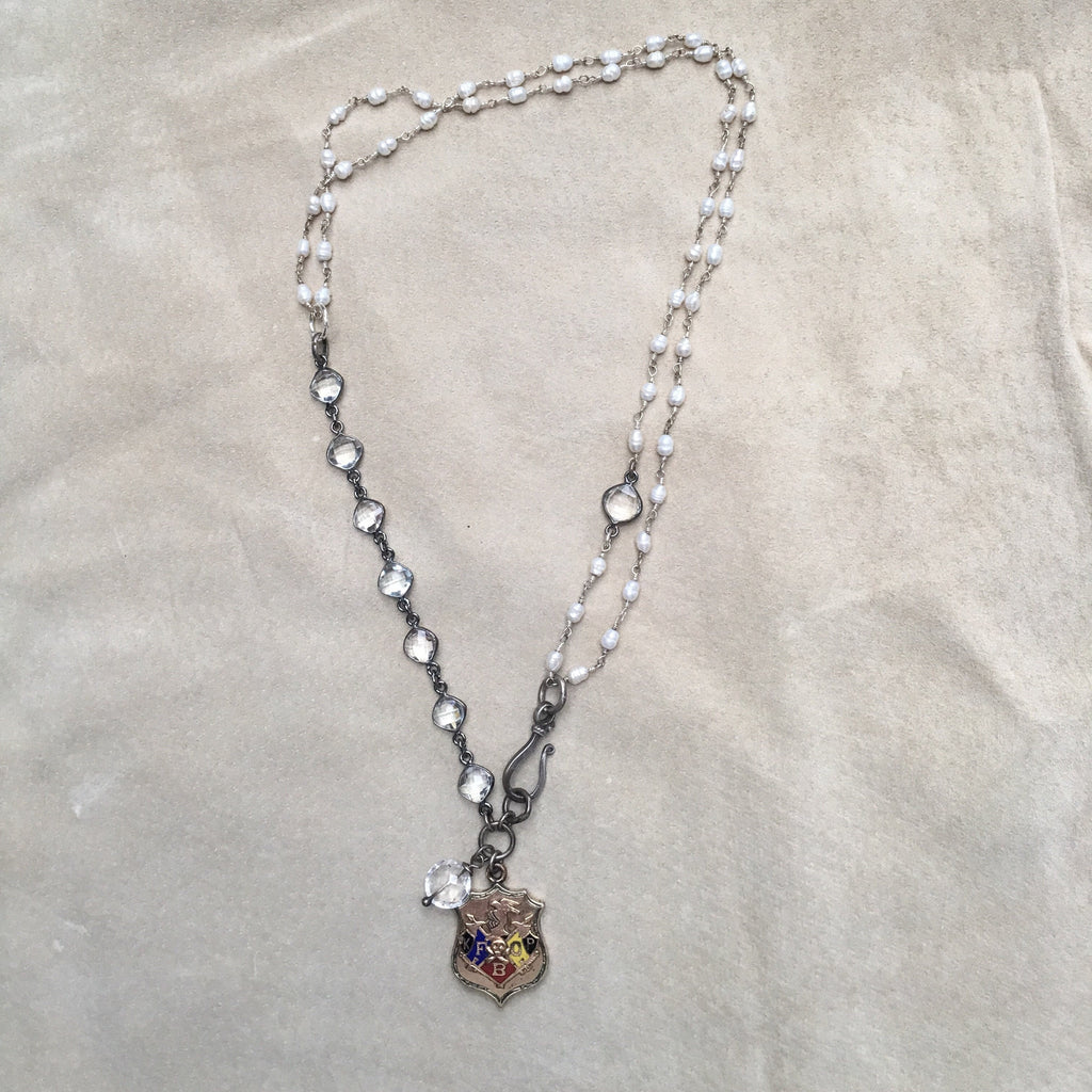 Knights of Pythias Necklace – A Pony and Pearls