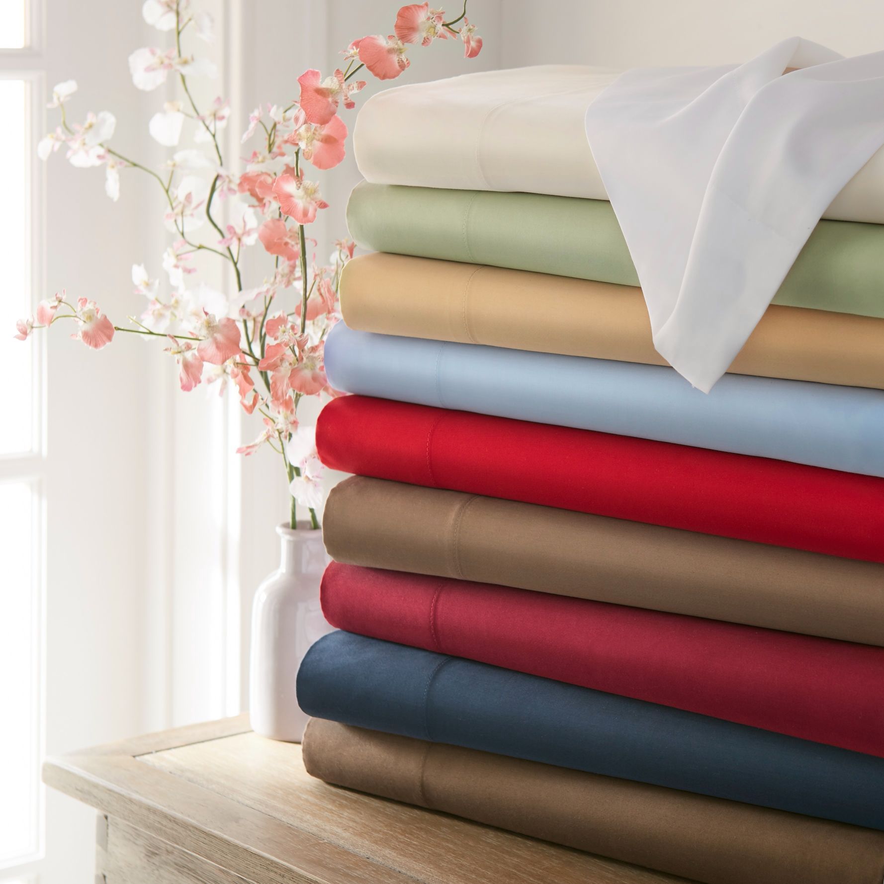 1500 Thread Count 100% Egyptian Cotton Solid Duvet Cover Set