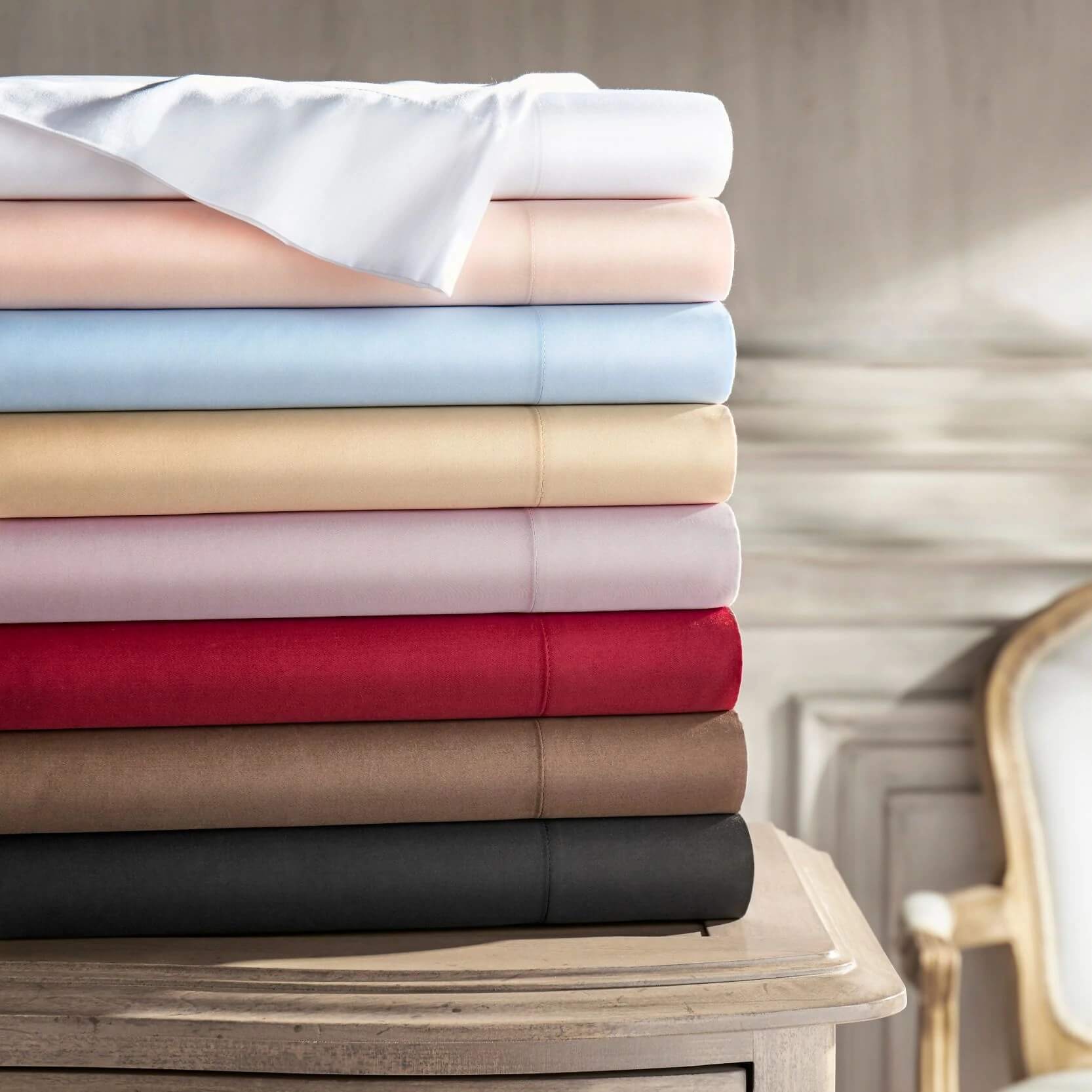 Egyptian Cotton Luxury Striped Sheet Set | Shop REB