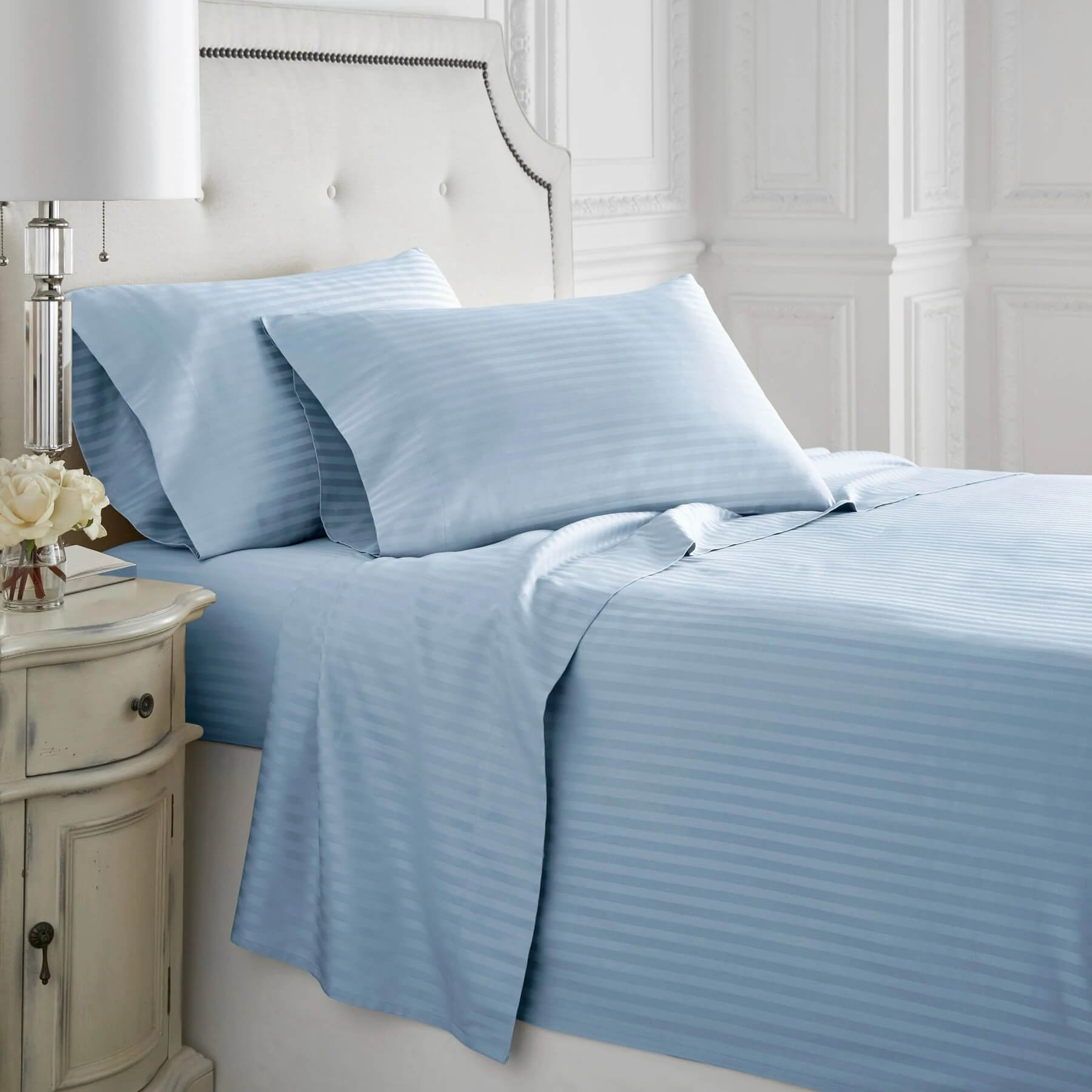 Peacock Rue Teal Duvet Cover Set (Egyptian Cotton)