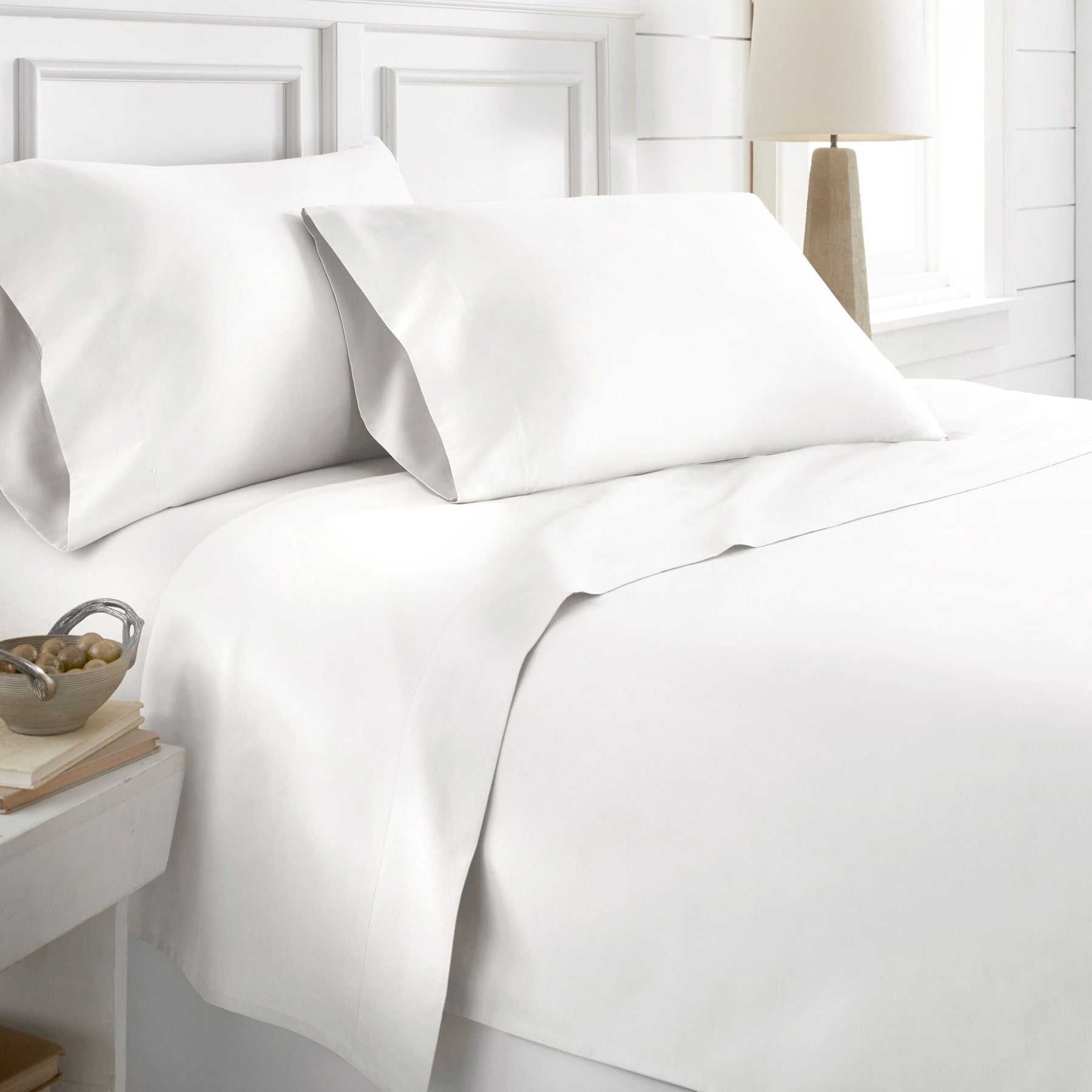 100% Egyptian Cotton Sheets King Size - 800 Thread Count Silver