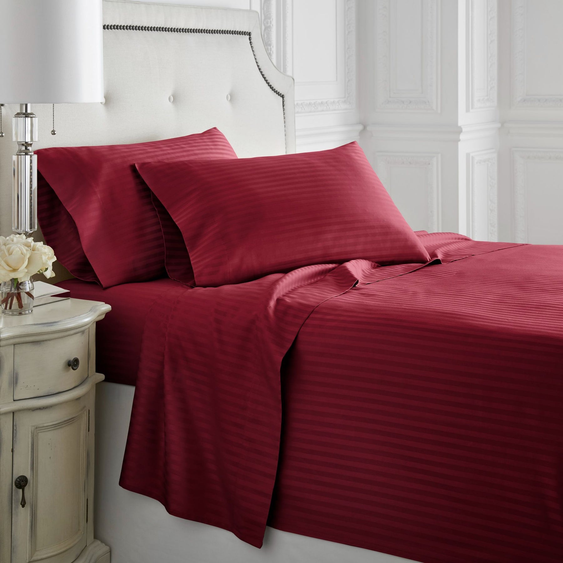 1500 Thread Count Solid Egyptian Cotton Sheets | REB