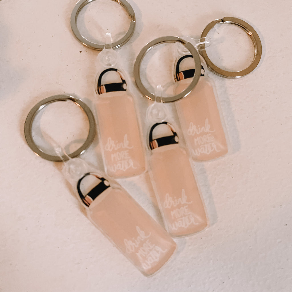 Clear Keychains with Key Ring – MaddieGreenDesigns