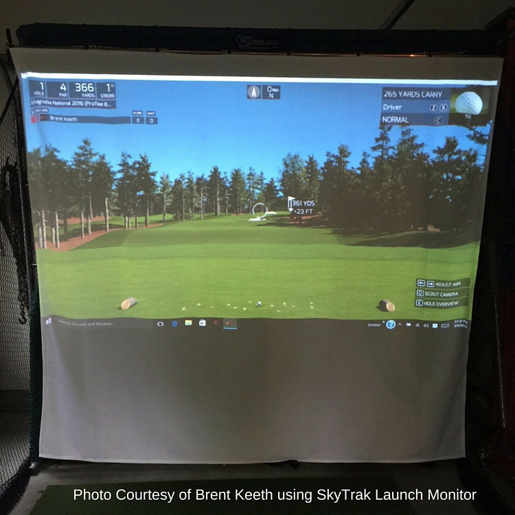 Pro Series Simulator Golf Screen