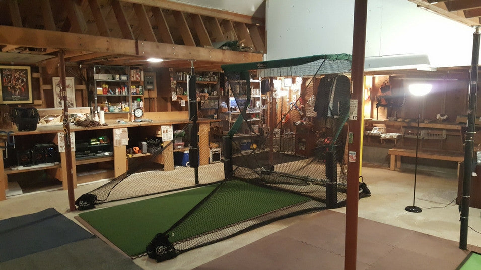 Aubrey Garage Golf Net 