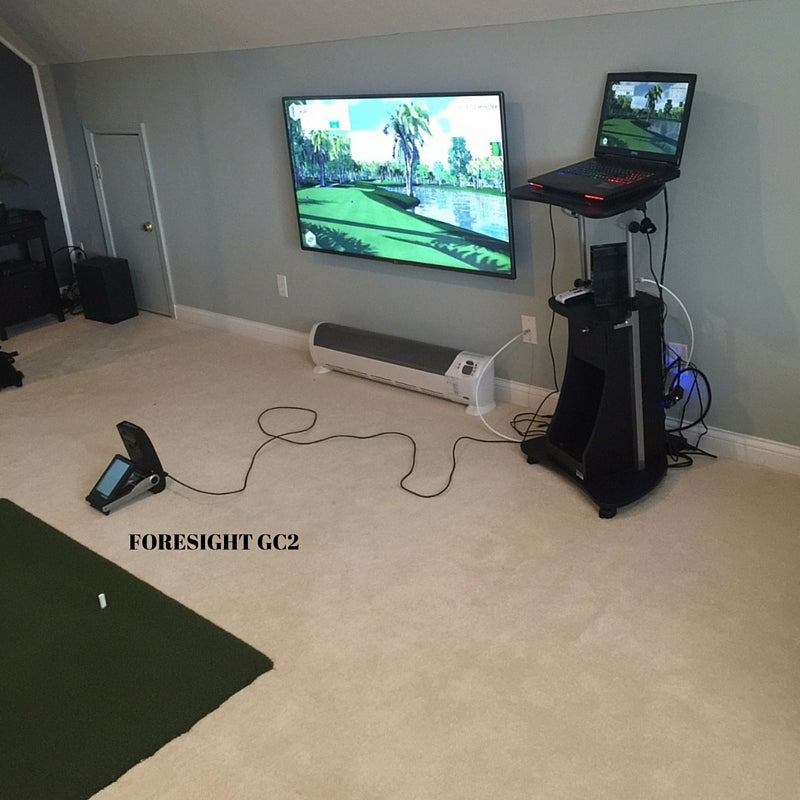 Kurt Cummings Home Golf Room