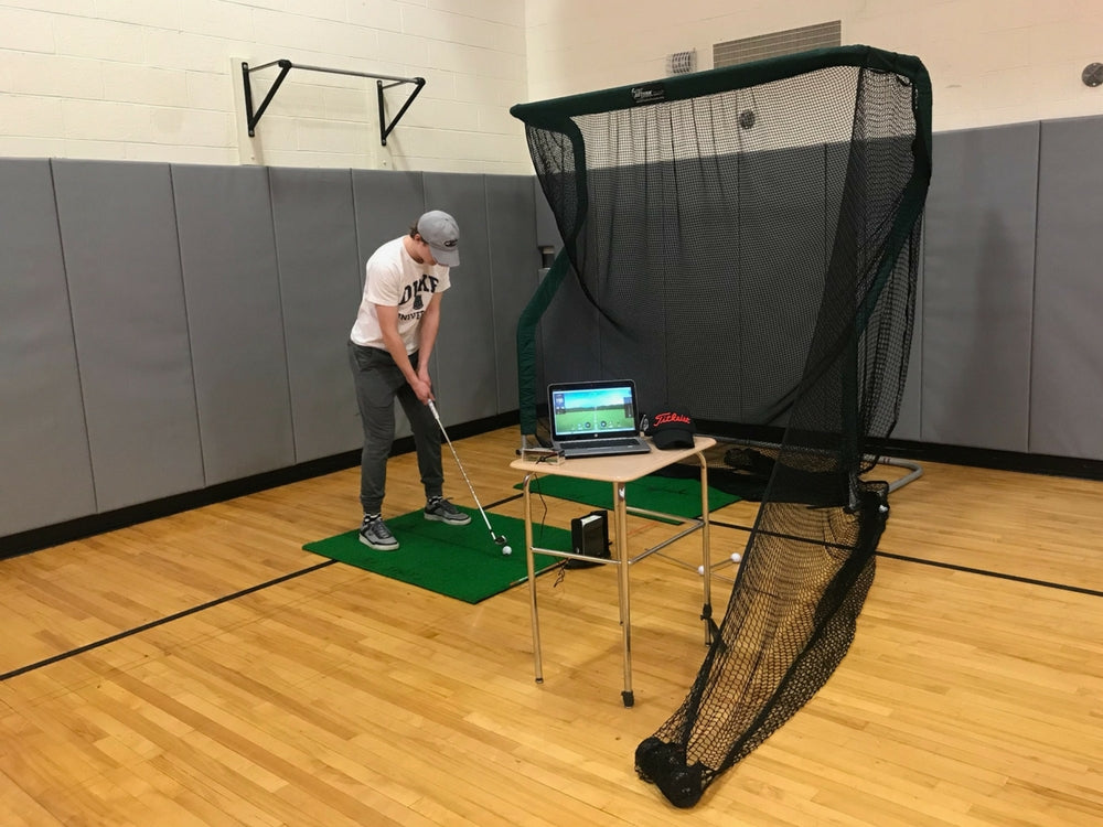 Glen Rock High School Golf Team with SkyTrak and the Net Return Golf Net