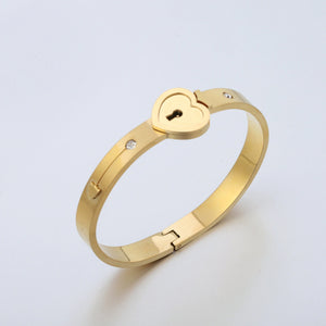 cartier bracelet with heart lock