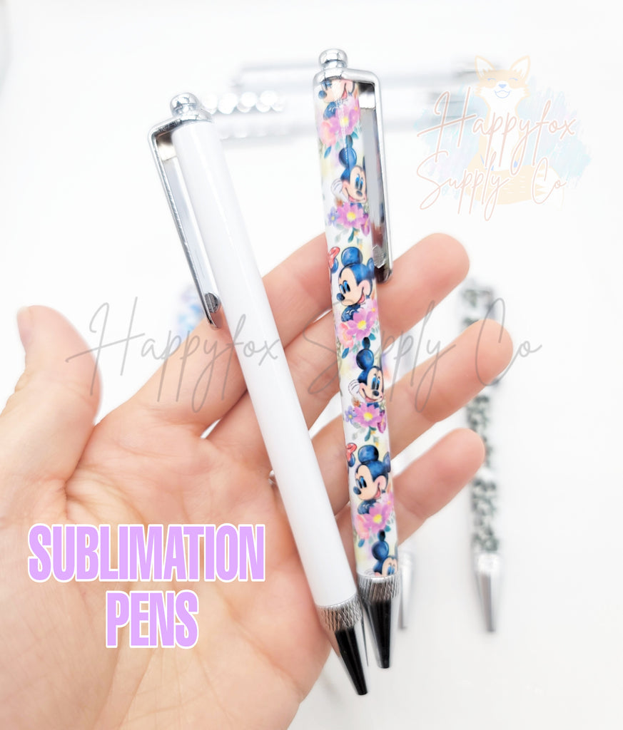 Refillable SUBLIMATION Pen  Rose Gold Ball Point Pen Blanks