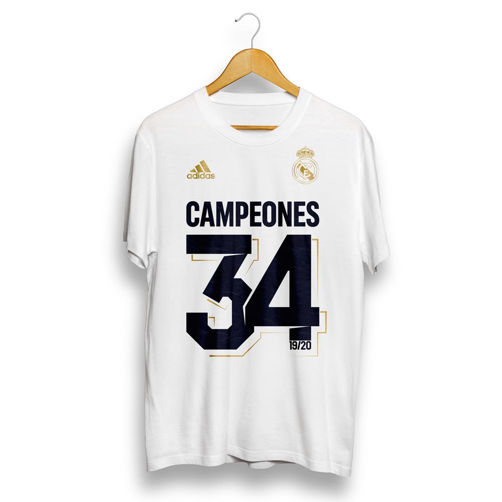 Adidas Real Madrid Champions 19/20 T-shirt – Real Madrid CF | UK Shop