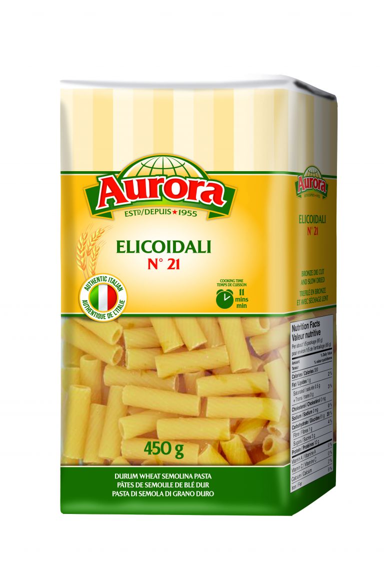 AURORA PASTA ELICOIDALI 450GR - Aurora Importing