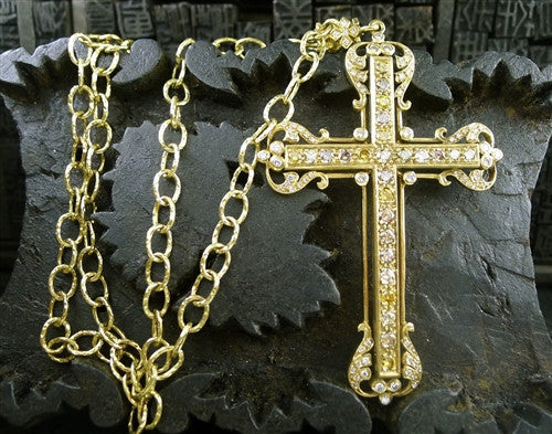 Loree Rodkin Vatican cross necklace-