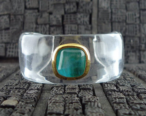 Robert Goossens Green Resin Cuff Coco Chanel jewelry designer. BUY SHOP  ONLINE COLLECTOR COSTUME JEWELRY. French jewelry. Balenciaga, Dior, Yves St  Laurent jewelry designer